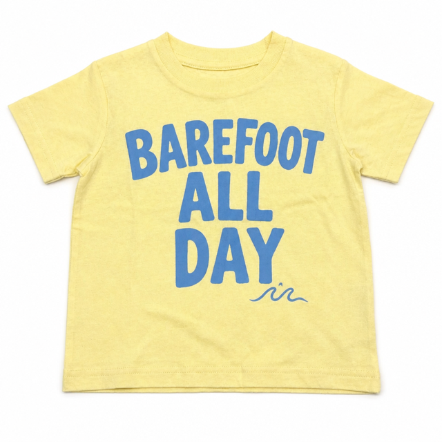 Barefoot All Day Tee Yellow