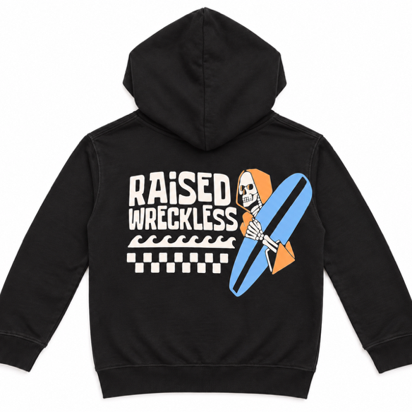 Surf Reaper Hoodie - Black