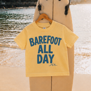 Barefoot All Day Tee Yellow