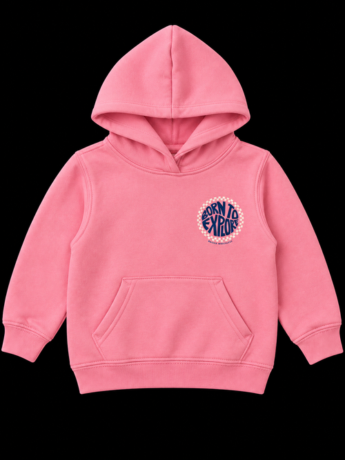Born to Explore Hoodie - Pink