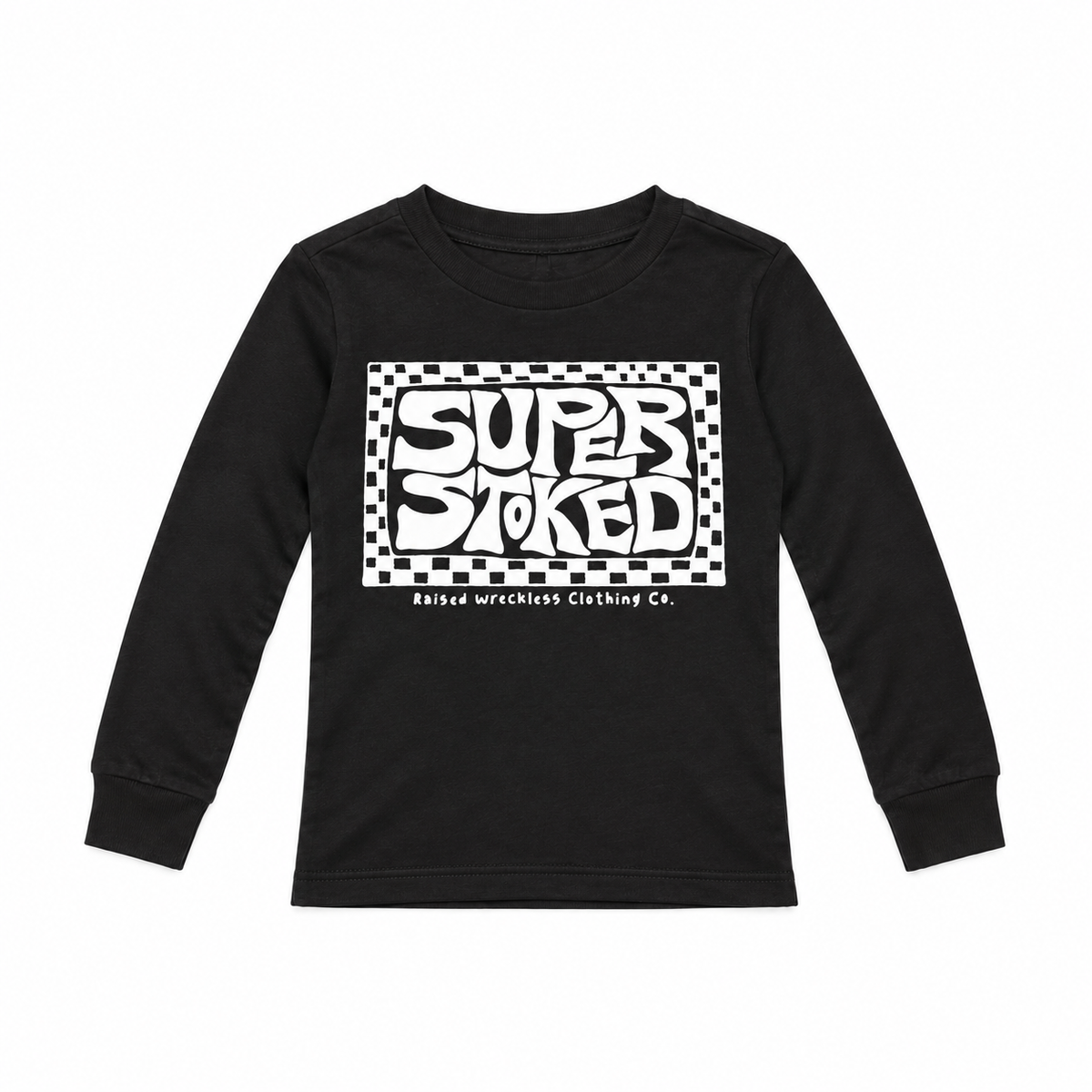 Super Stoked Long Sleeve Tee - Black