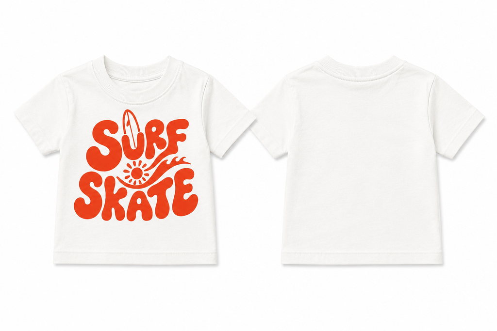Surf Skate Tee White