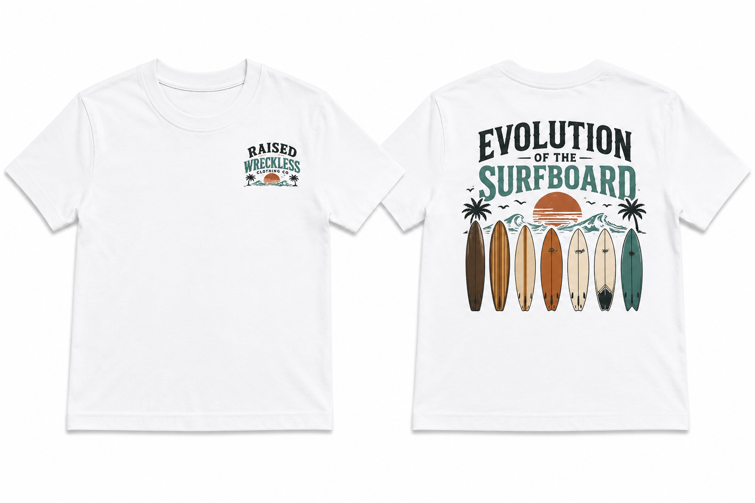 Evolution of the Surfboard Tee