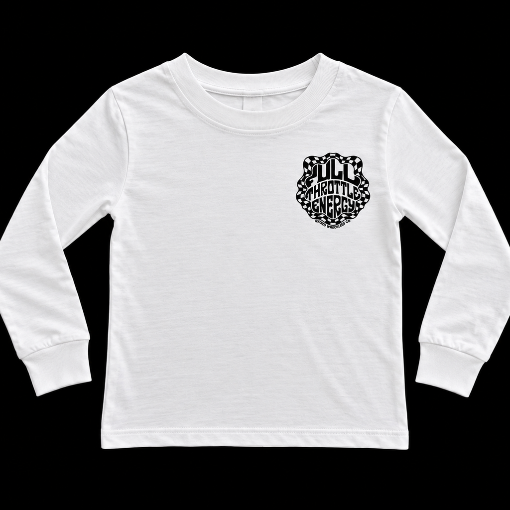 Full Throttle Energy Long Sleeve - White
