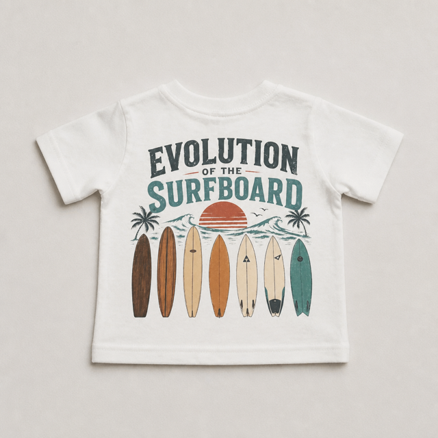 Evolution of the Surfboard Tee