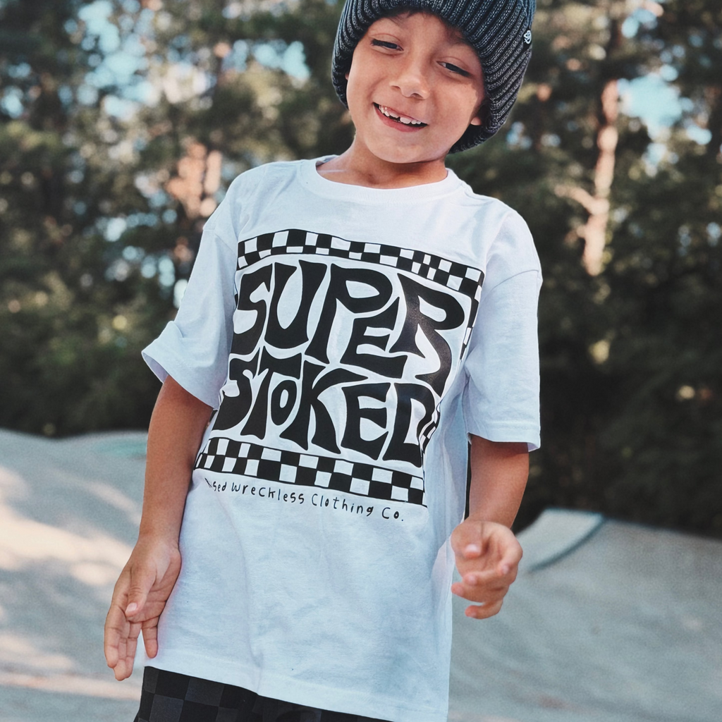 Super Stoked Tee - White