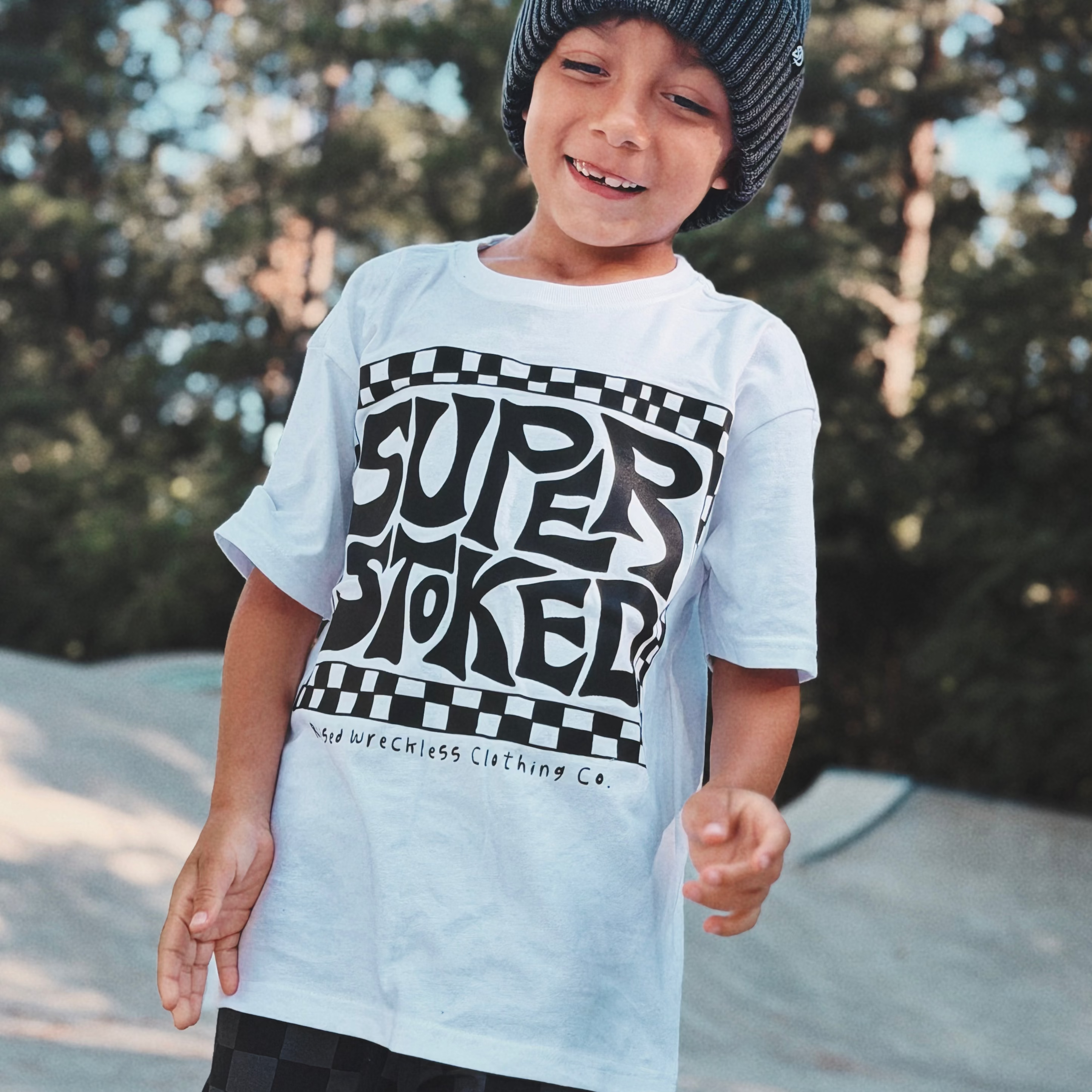 Super Stoked Tee - White