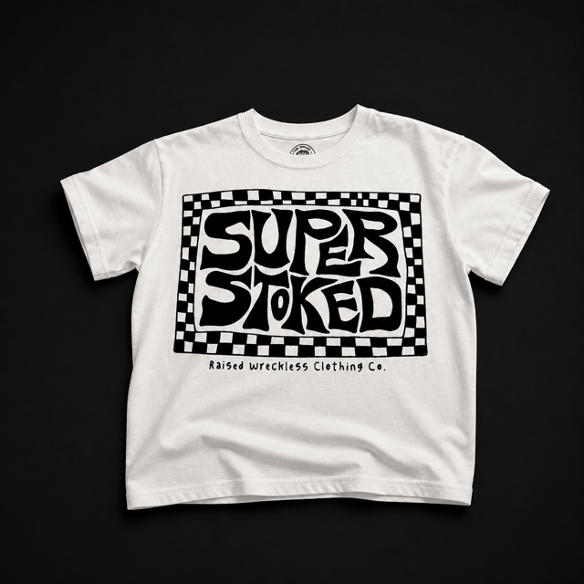 Super Stoked Tee - White