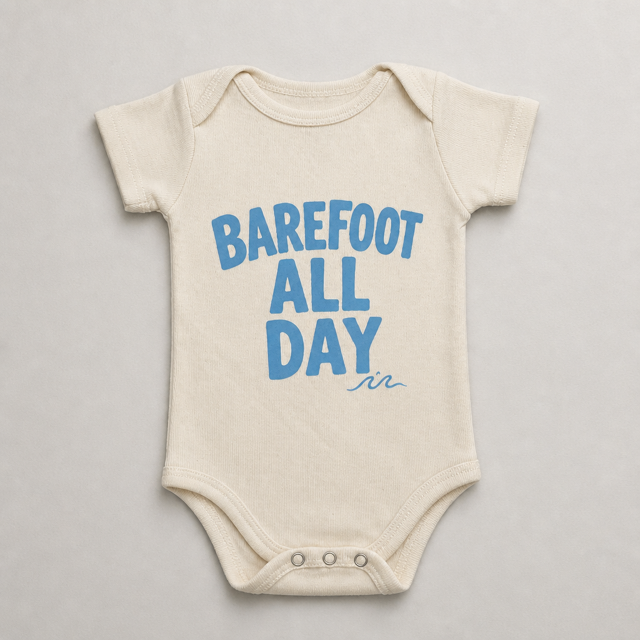 Barefoot All Day Onesie