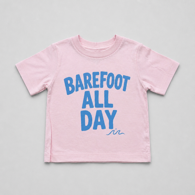 Barefoot All Day Tee - Pink