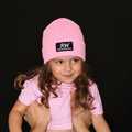 Pink Raised Wreckless Beanie