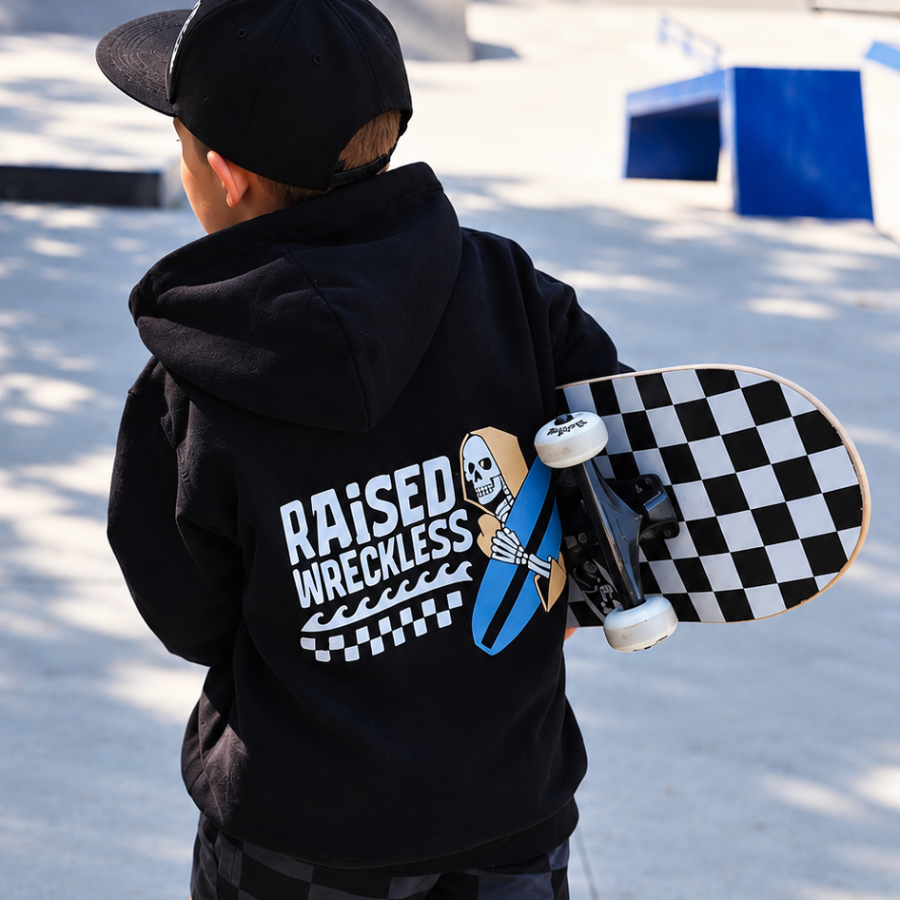 Surf Reaper Hoodie - Black