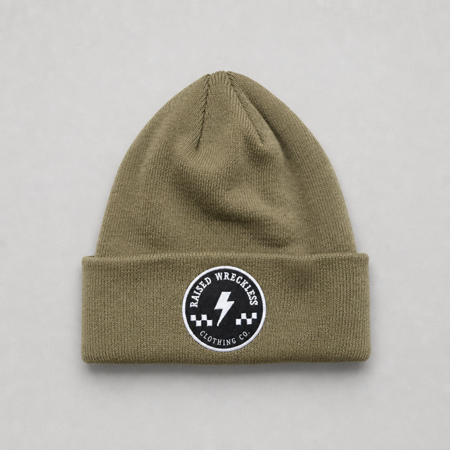 Sand Raised Wreckless Beanie