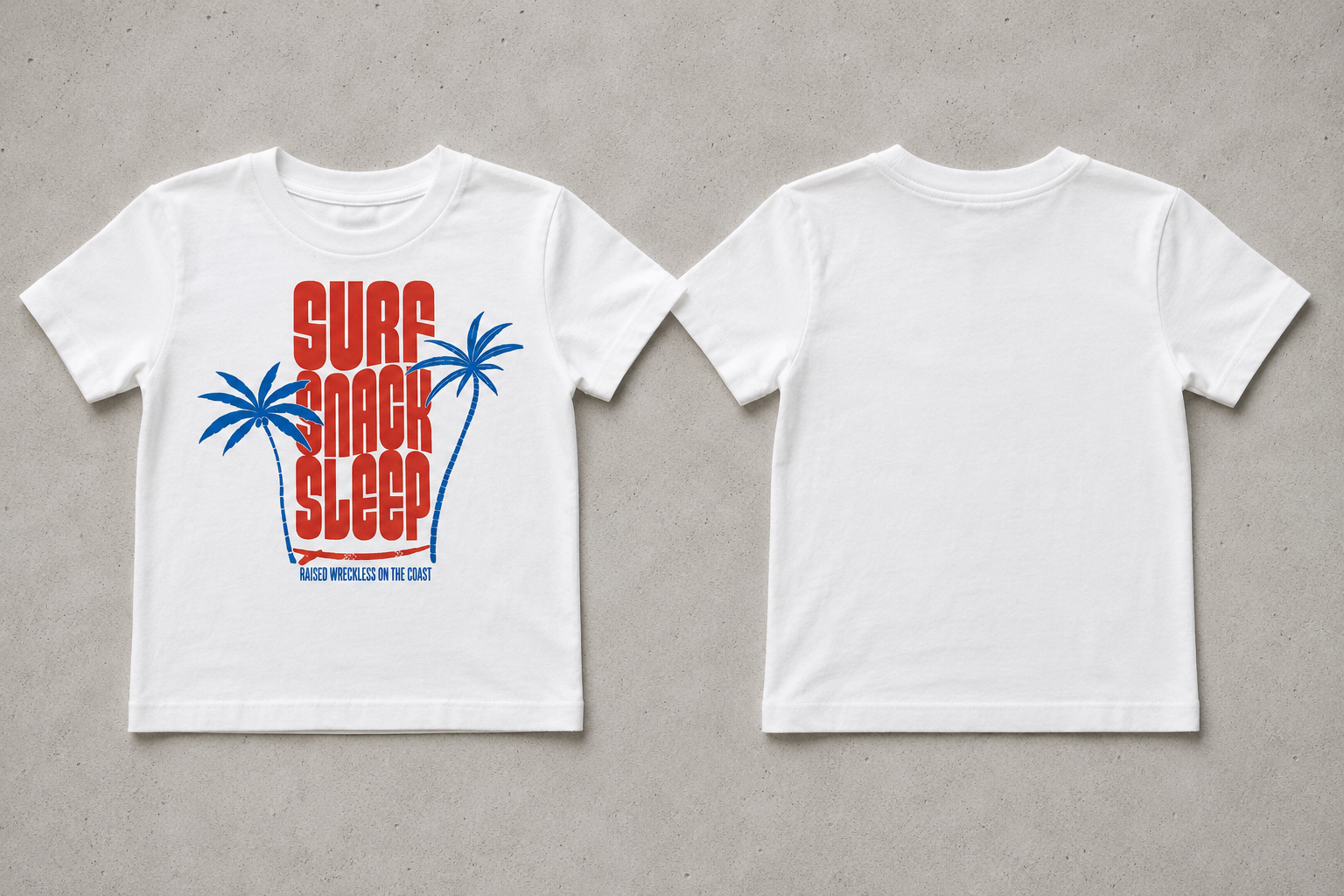 Surf Snack Sleep Tee Red