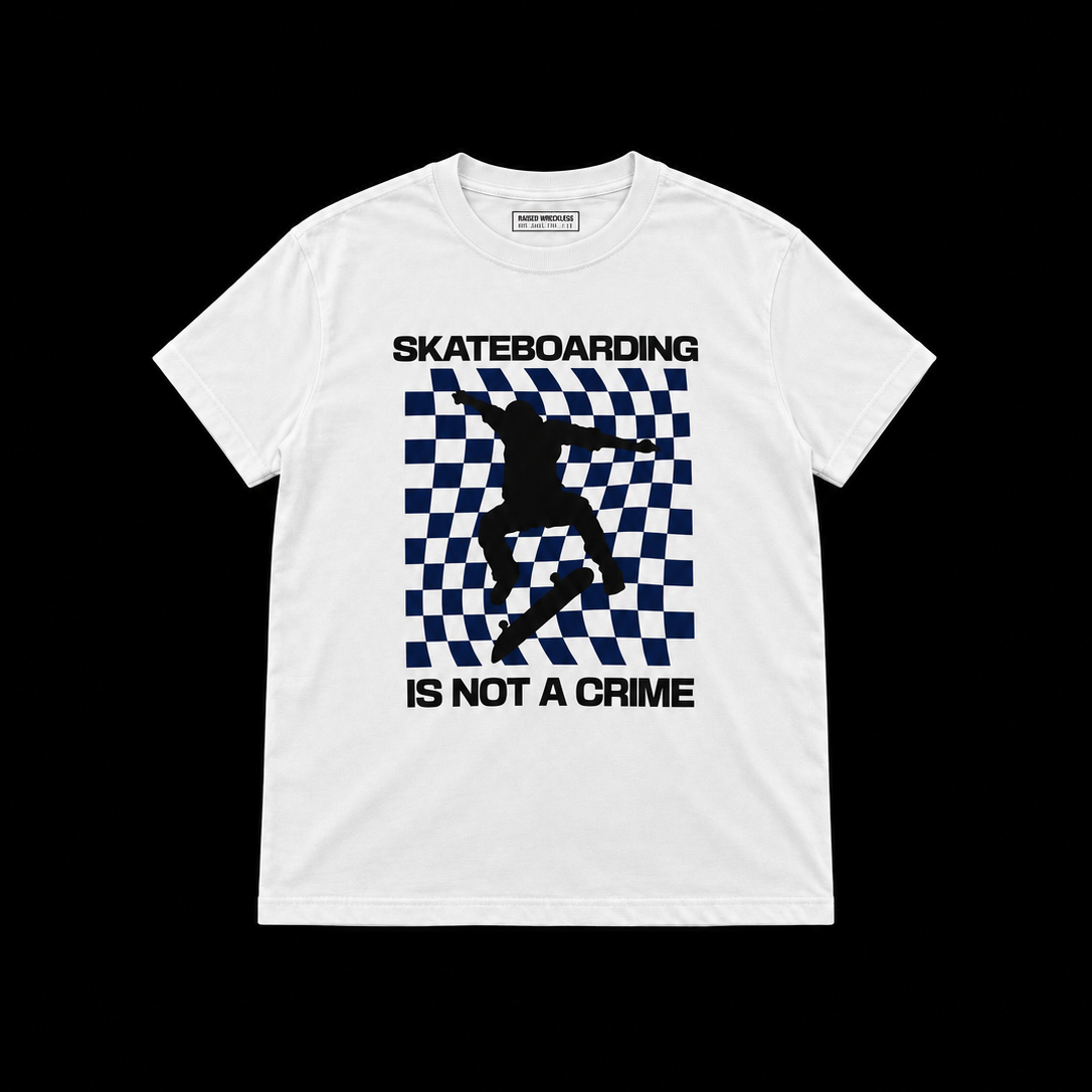 Skateboarding is NOT A CRIME Tee